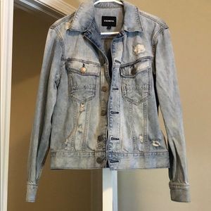 Express Light wash jean jacket